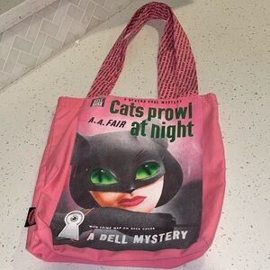 Strands Book Store Cats Prowl at Night tote